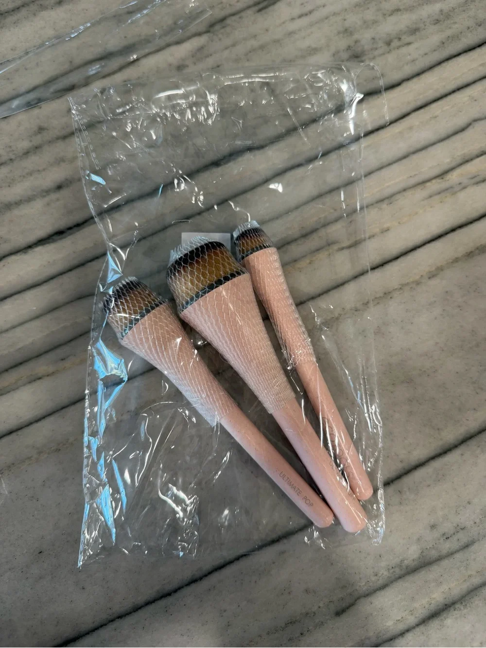 ecotools Light Pink Face Brush Set - 3 Piece